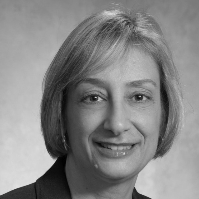 Black-and-white headshot of Cathryn Nagler